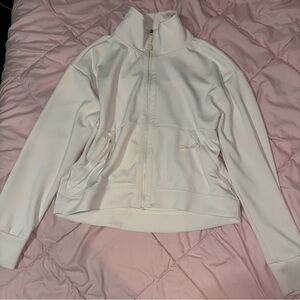 Apana Women's Off-White Athletic Yoga Jacket